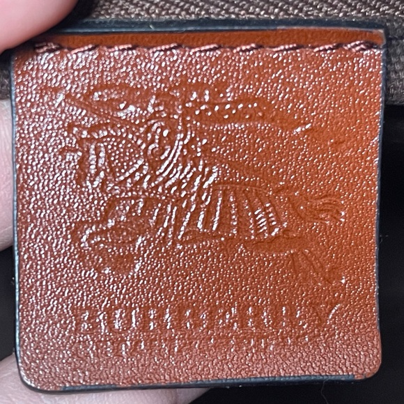 Burberry Brown and Tan Plaid Duffel women Bag - Picture 15 of 16